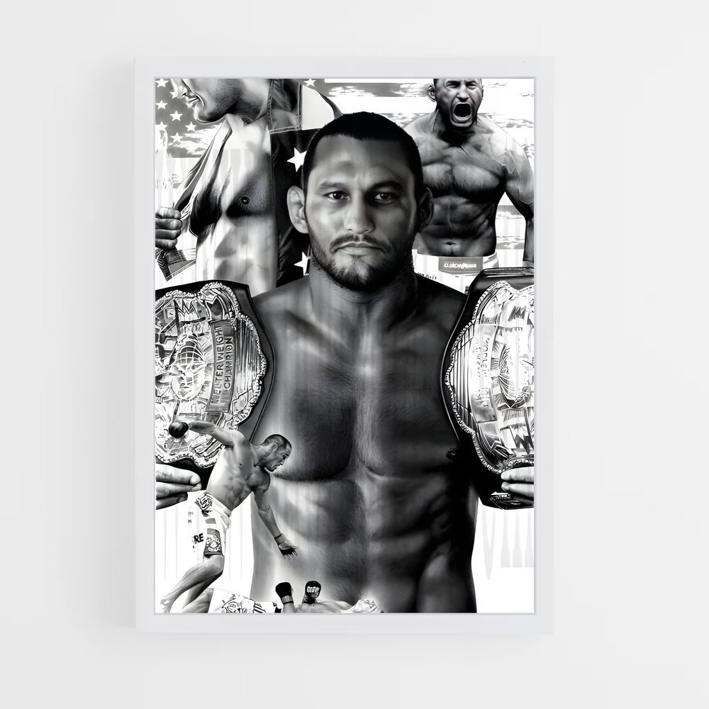 Poster Le Duel des Ceintures – affiche MMA (vue 3)